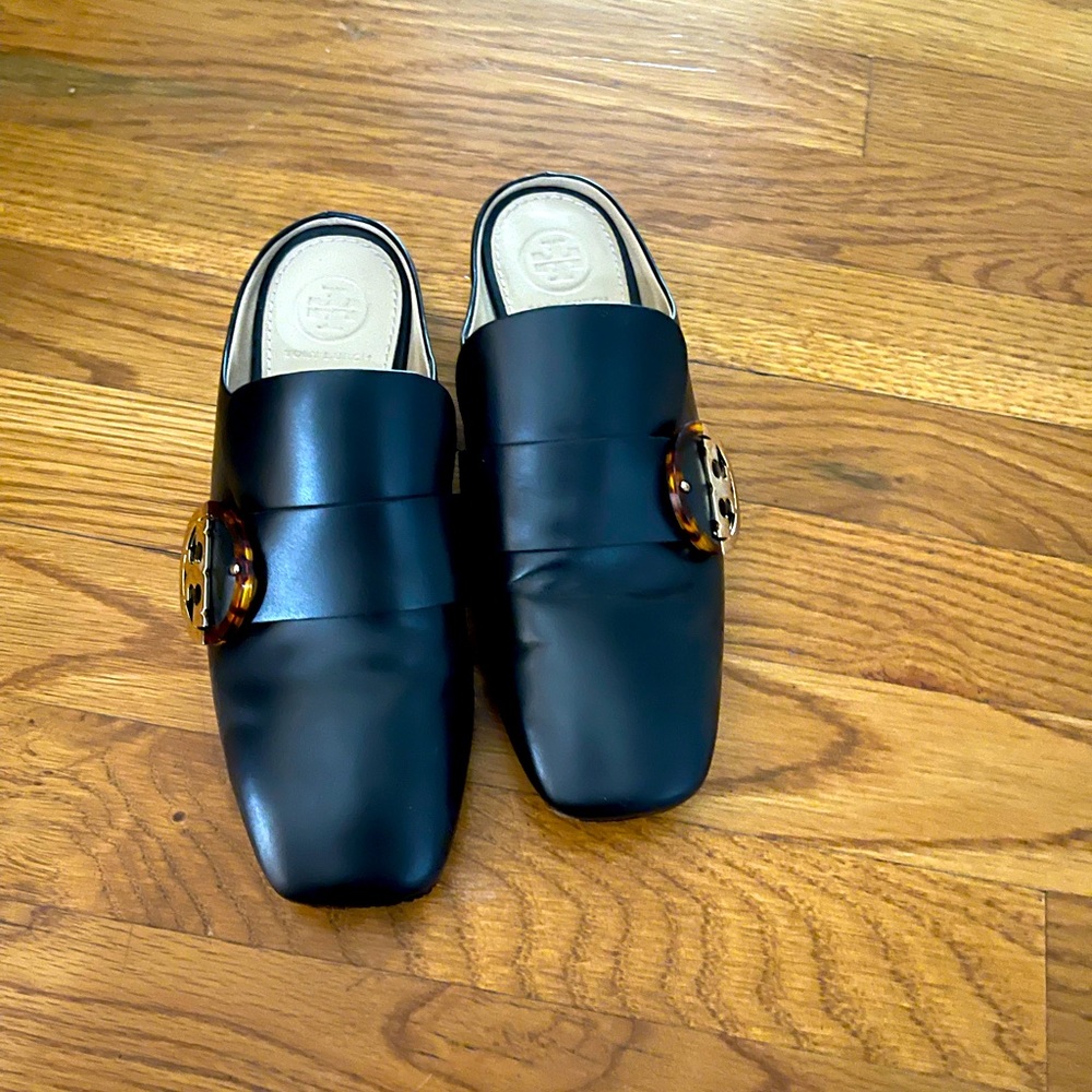 Tory Burch Mules- lightly used- great condition